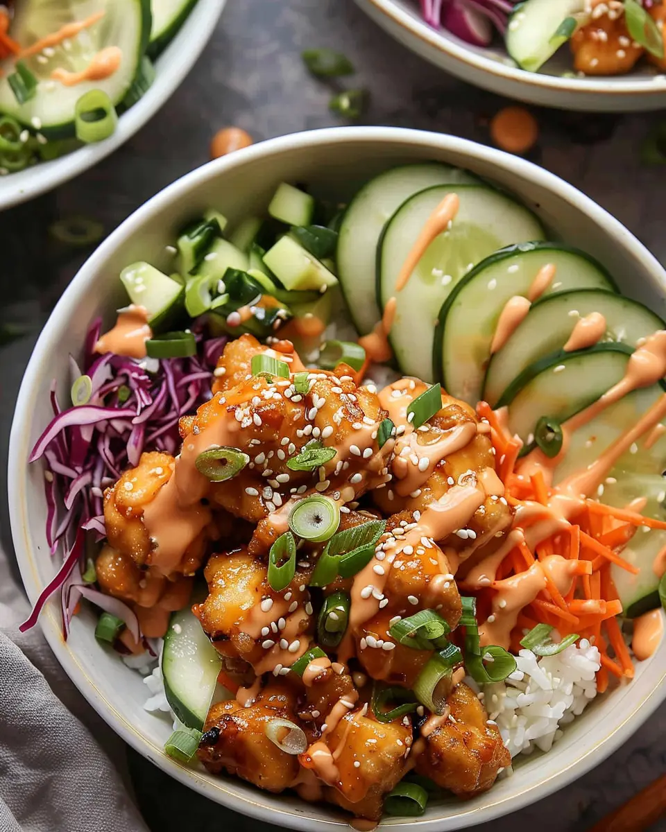 Bang Bang Chicken Bowl: Easy Recipe with Turkey Bacon Twist