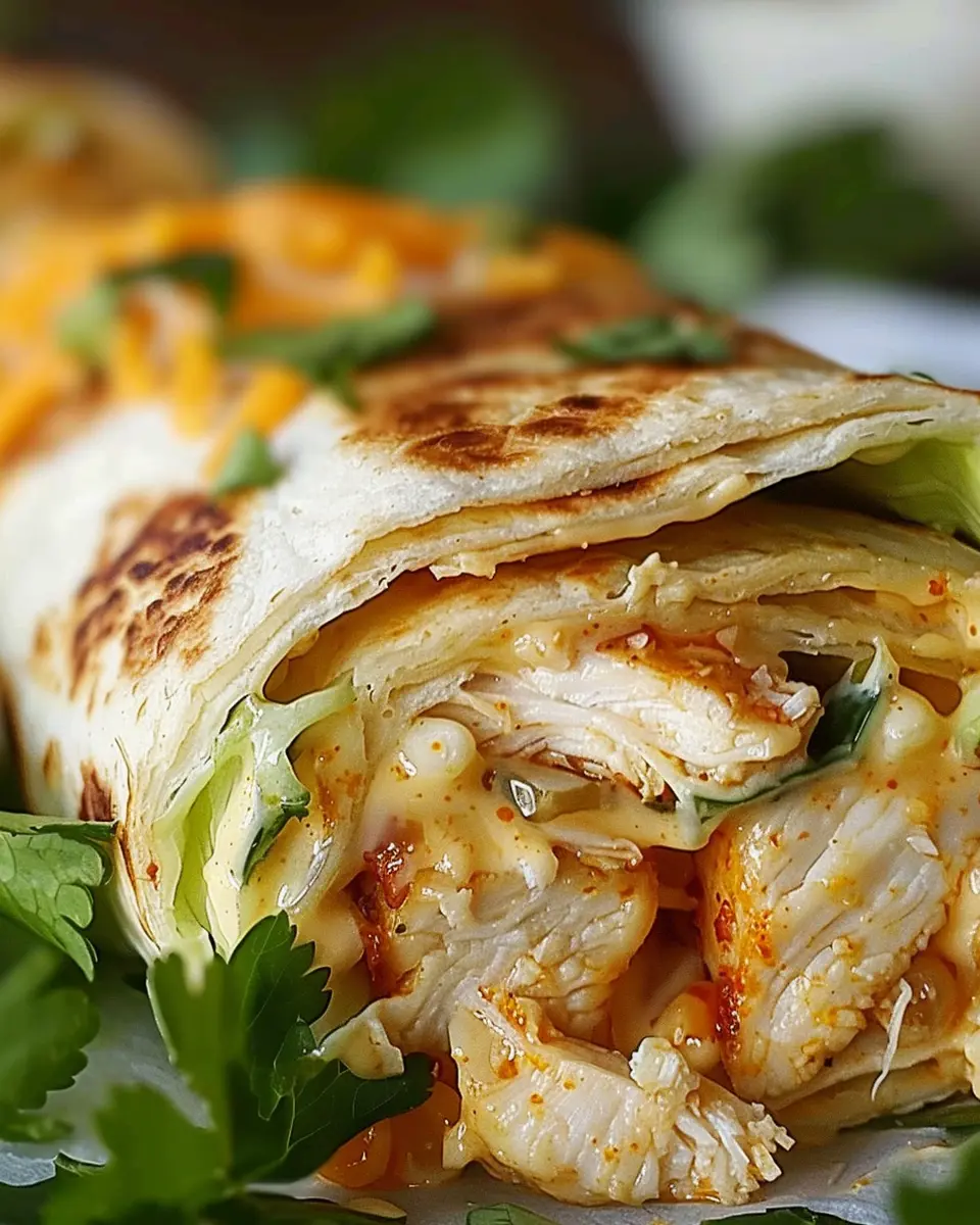 Quick Cheesy Chicken Wrap: Easy Indulgence for Busy Days
