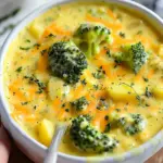 Broccoli Potato Cheese Soup
