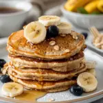Healthy Banana Oatmeal Pancakes