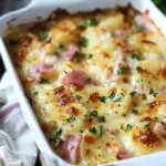 easy Au Gratin Potatoes and Ham