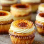Crème Brûlée Cheesecake Cupcakes
