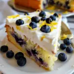 Lemon Blueberry Sheet Cake
