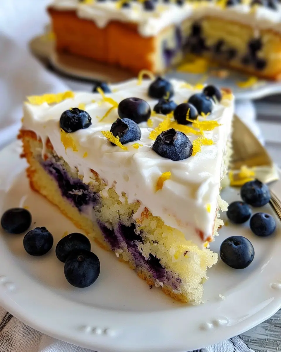 Lemon Blueberry Sheet Cake: Easy and Delightfully Refreshing Recipe