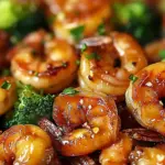 High-Protein Honey Garlic Shrimp