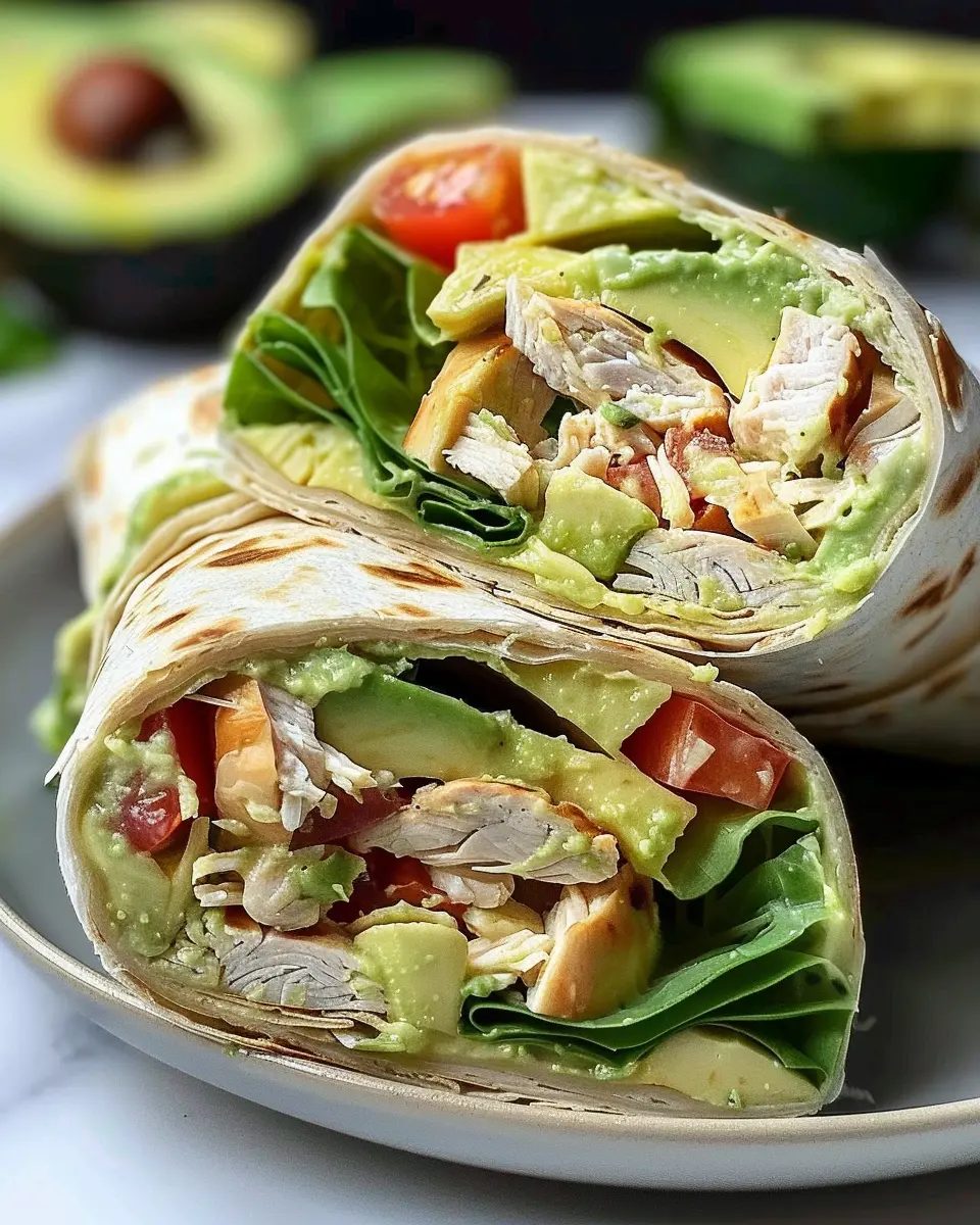 Avocado Chicken Salad Wrap Delight: The Best Easy Recipe
