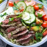 Easy Mediterranean Steak & Quinoa Bowl