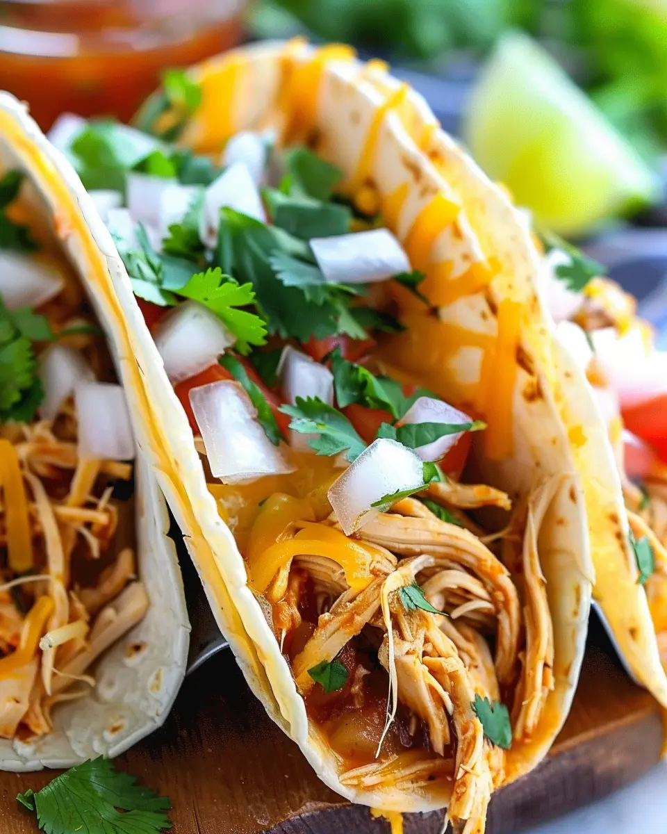 Crockpot Shredded Chicken Tacos: Easy, Flavorful Family Dinner