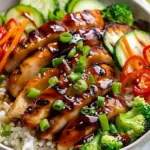 Grilled Teriyaki Chicken Rice Bowl