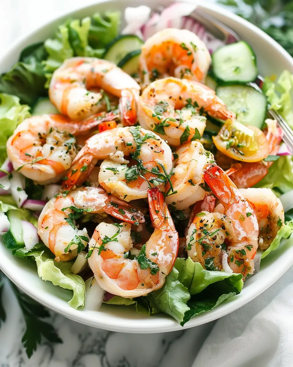 Shrimp Salad Delight: Easy Recipe with Turkey Bacon Twist