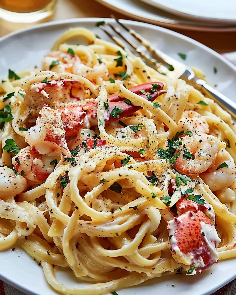 Lobster Pasta Delight: Easy Recipe for a Homemade Feast