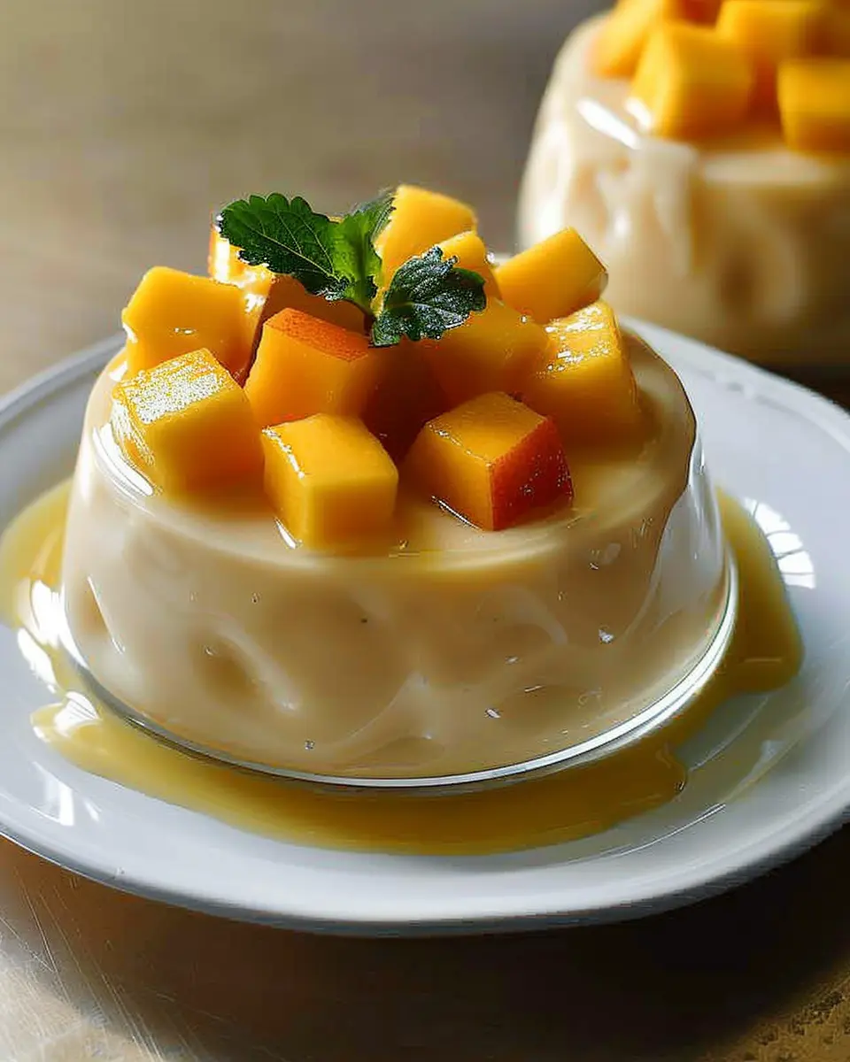 Fresh Mango Pudding: A Delightfully Easy Dessert to Savor
