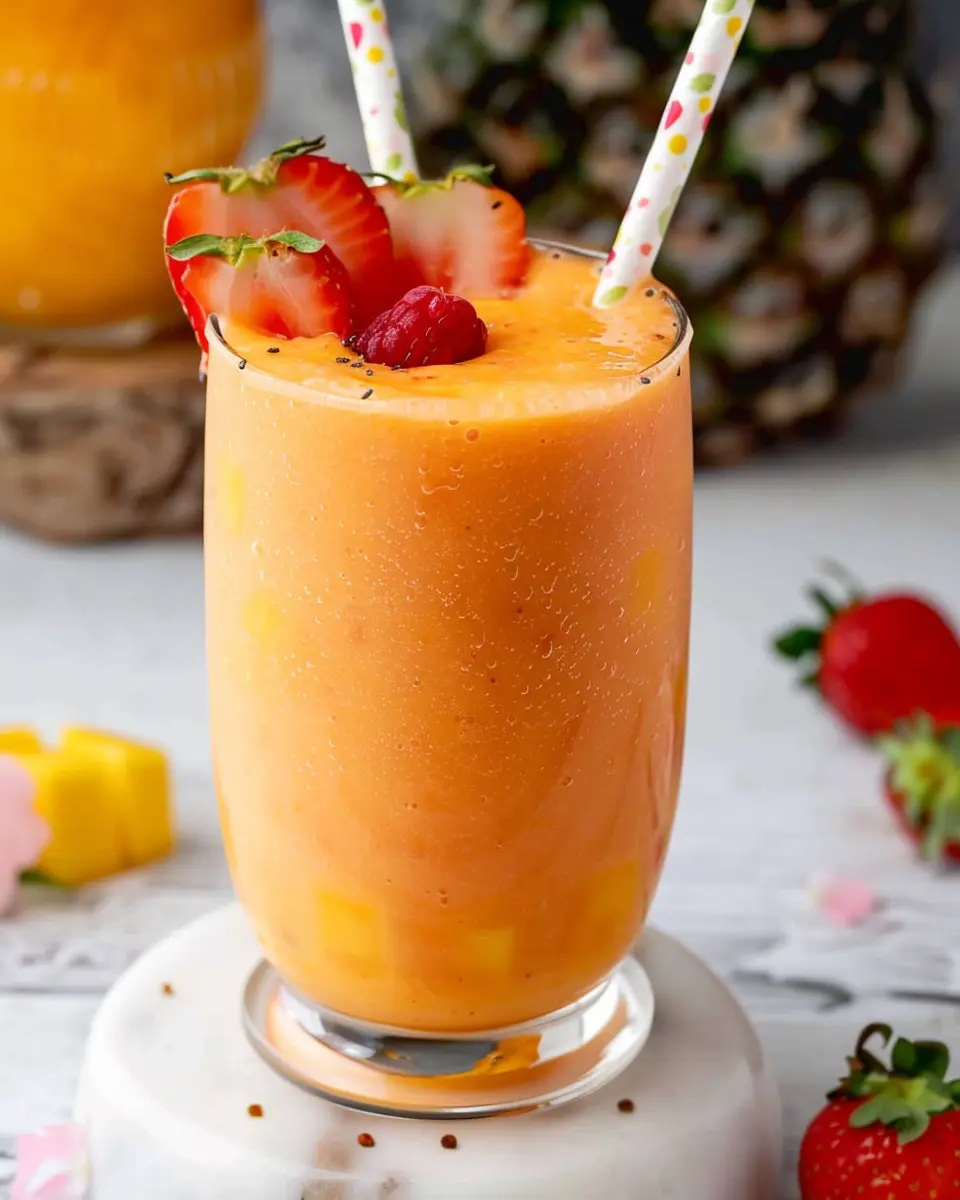 Copycat Tropical Smoothie: Easy Sunrise Sunset Delight