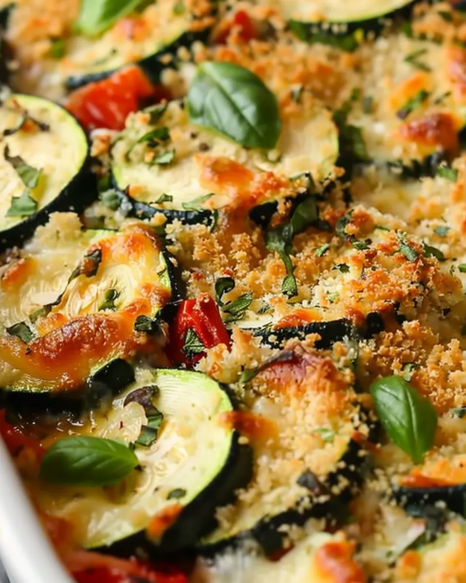 Zucchini Casserole: Easy Turkey Bacon &amp; Chicken Ham Delight