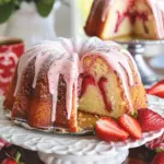 Strawberry Swirl Pound Cake