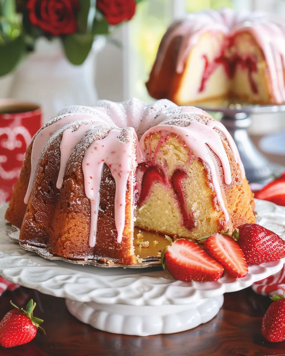 Strawberry Swirl Pound Cake: The Indulgent Treat You’ll Love