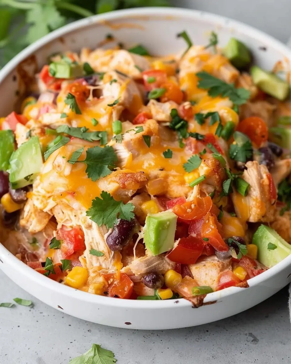 Best Southwest Chicken Casserole with Turkey Bacon Delight