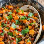 Ground Beef and Sweet Potato Skillet