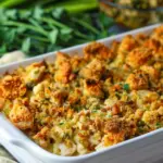 Cheesy Chicken and Stuffing Bake