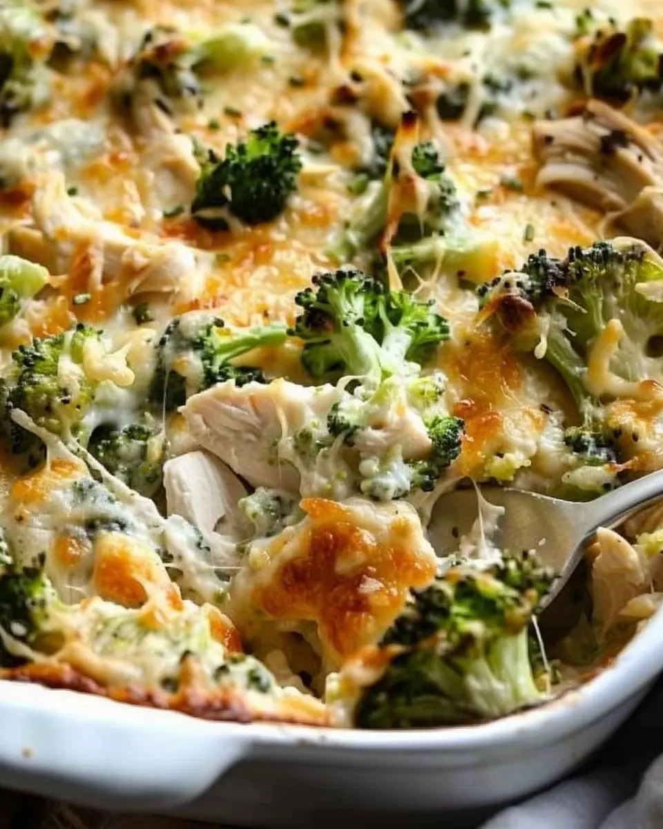 Chicken Broccoli Casserole: Easy Comfort Food with Turkey Bacon